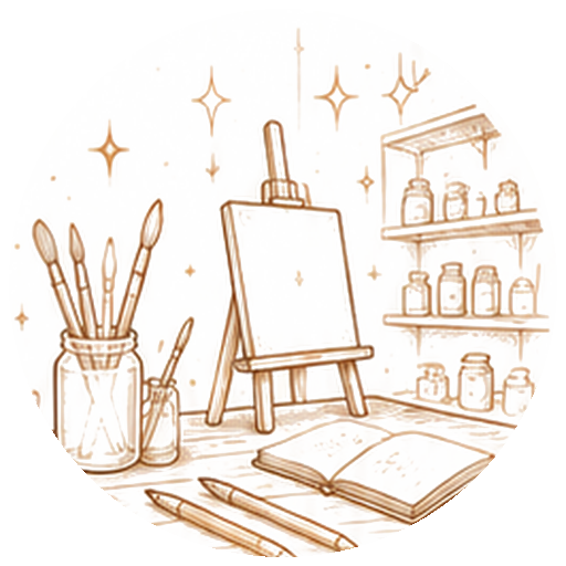 Illustration du monde Colorier : L'atelier