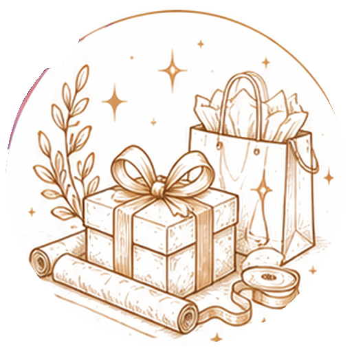 Illustration du monde Offrir : Le comptoir cadeaux